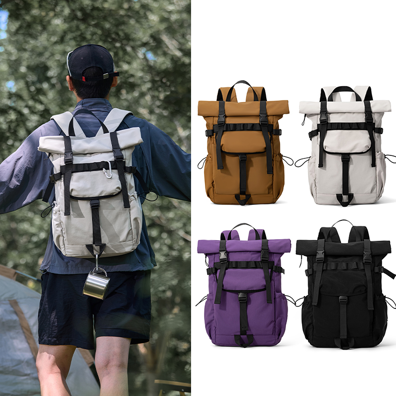 Canvas Backpack Casual - Новый мужской рюкзак с раскладным верхом,