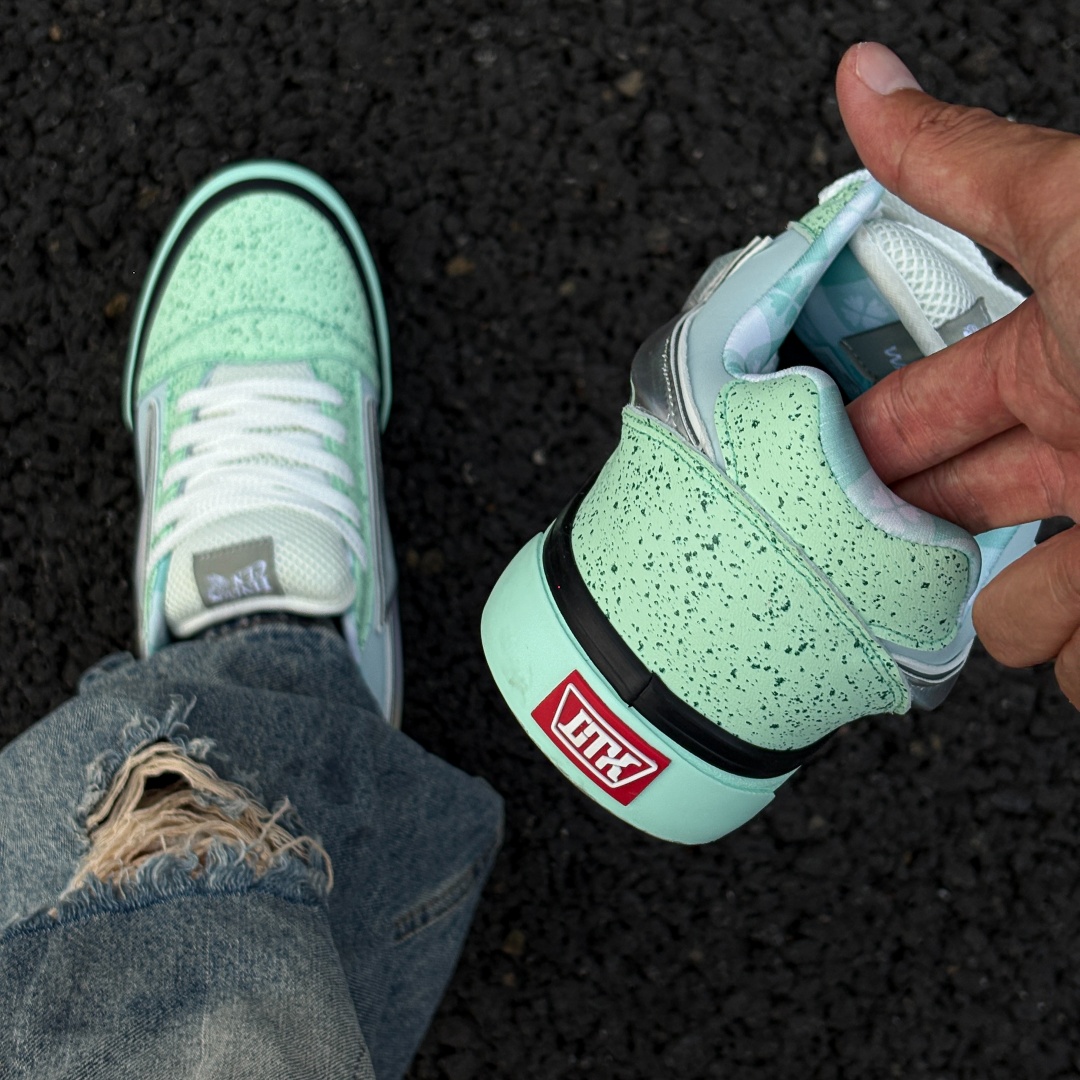 Vans Shoes Old Skool - Кроссовки унисекс Fresh Mint Green Lightning