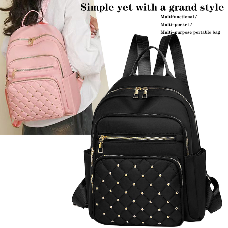 Canvas Backpack Casual - Женский рюкзак из мягкой ткани для