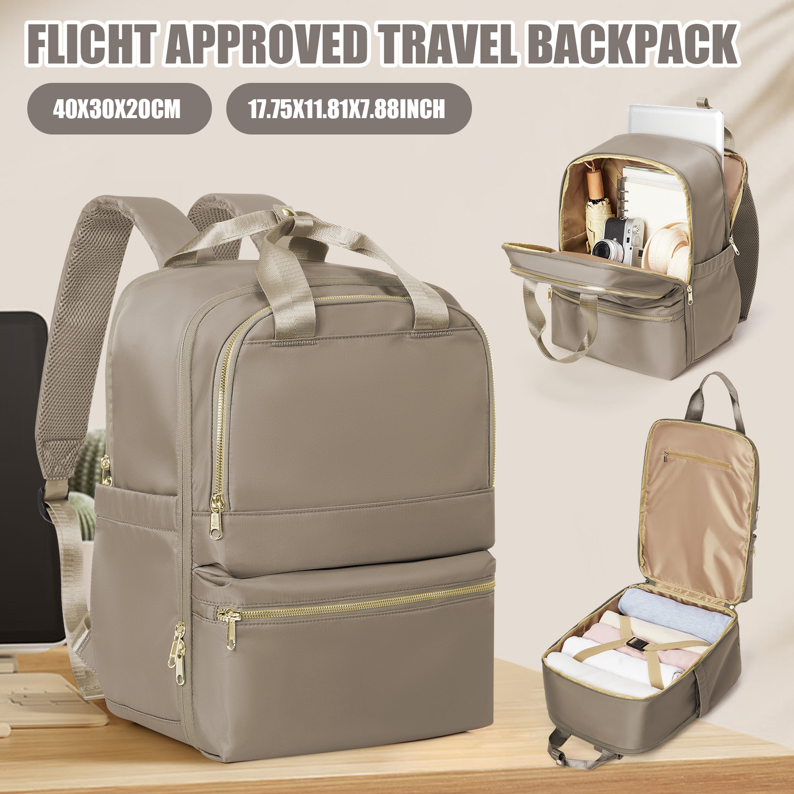 Canvas Backpack Casual - Ryanair 40x30x20 дорожный рюкзак для женщин,